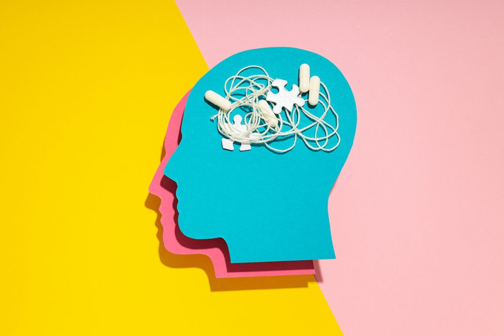 Illustration zur mentalen Gesundheit